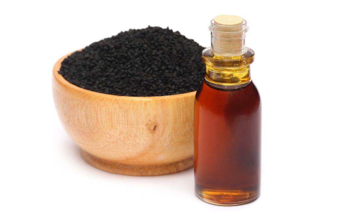 Huile de cumin noir pour la prostatite